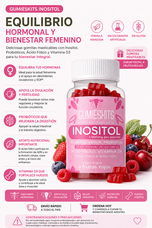 GOMAS DE INOSITOL X 1000MG 60UNID