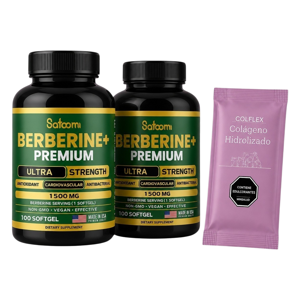 Berberine S x2 +Obsequio Sobre colageno